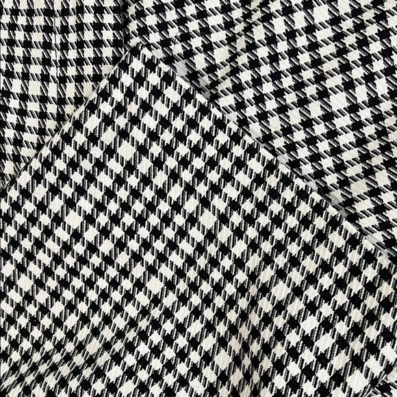 Women’s Black and White Checkered Pants - Picture 4 of 6
